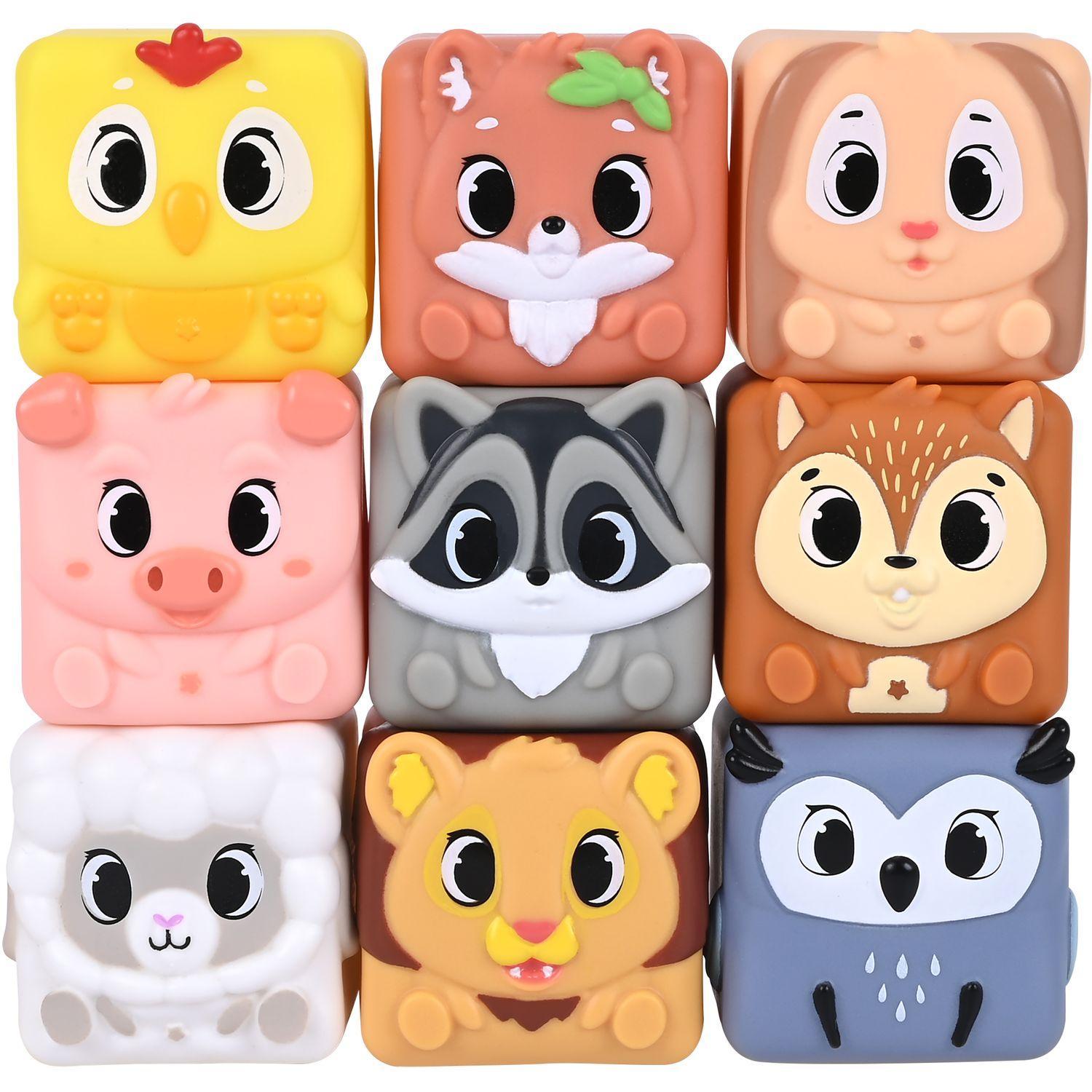 Voir la diapositive 6 : ONE TWO FUN Cubes Souples Animaux