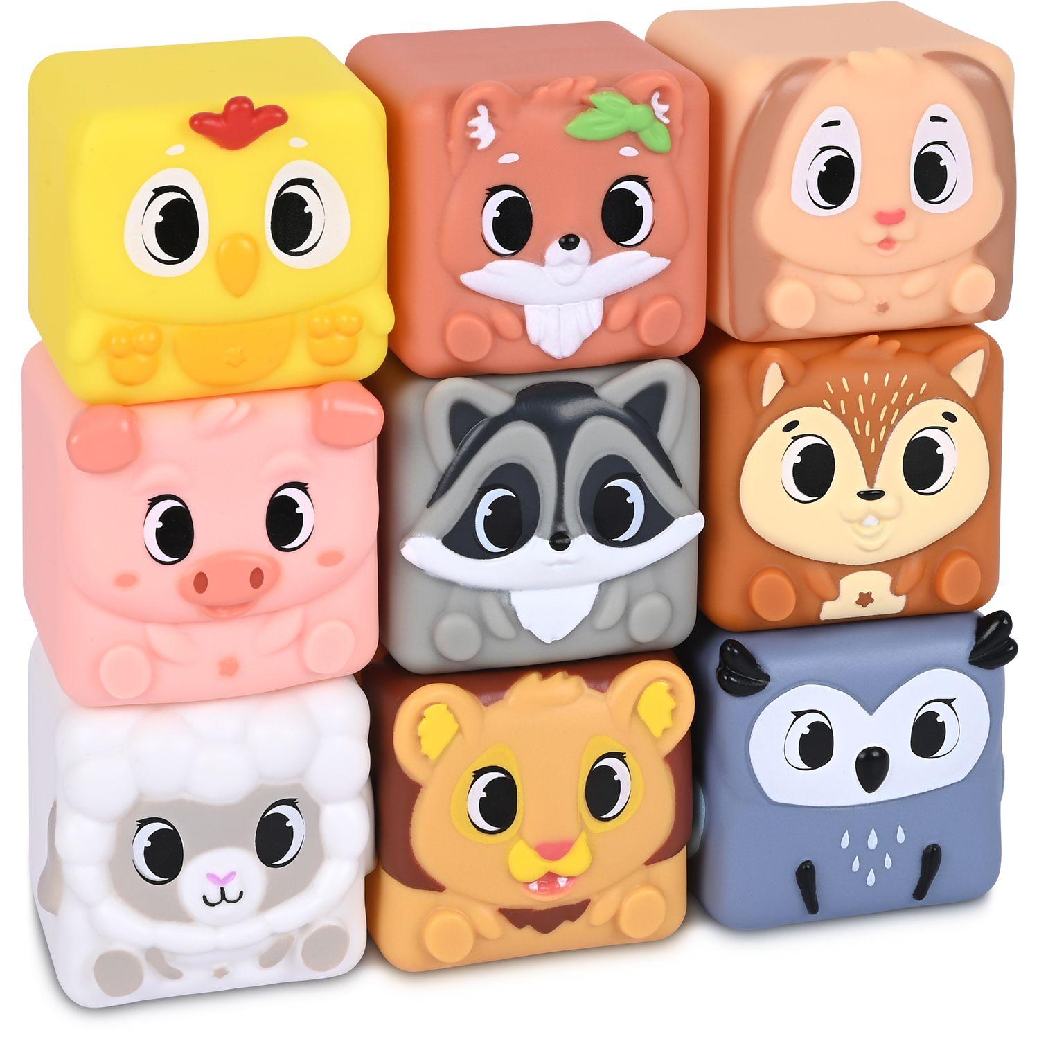 Voir la diapositive 7 : ONE TWO FUN Cubes Souples Animaux