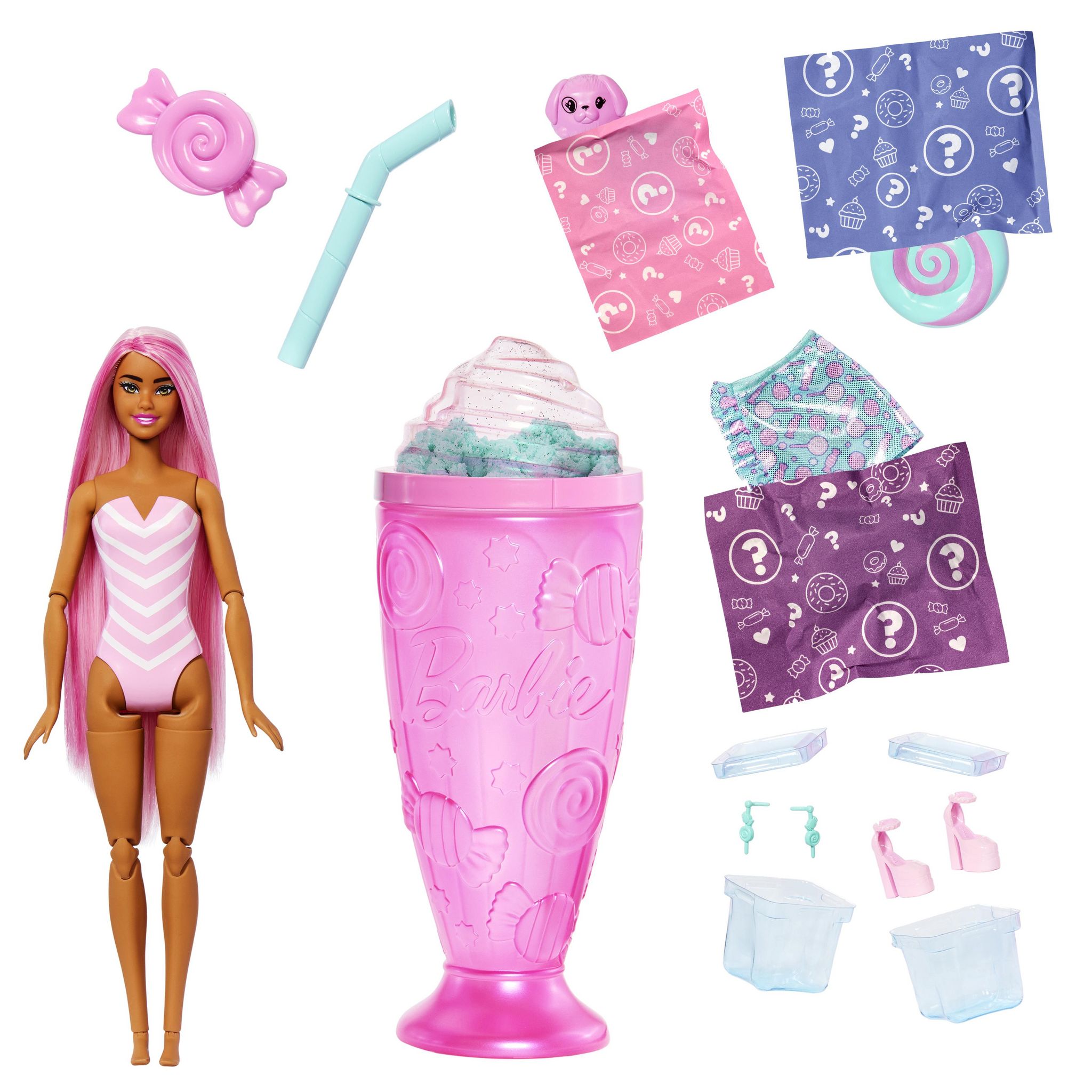 Voir la diapositive 2 : BARBIE Poupée Barbie Pop Reveal Gourmandise Rose