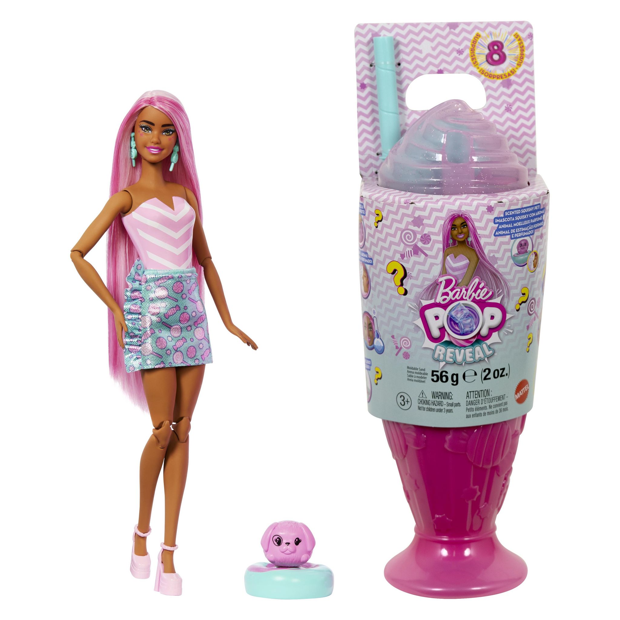 Voir la diapositive 4 : BARBIE Poupée Barbie Pop Reveal Gourmandise Rose