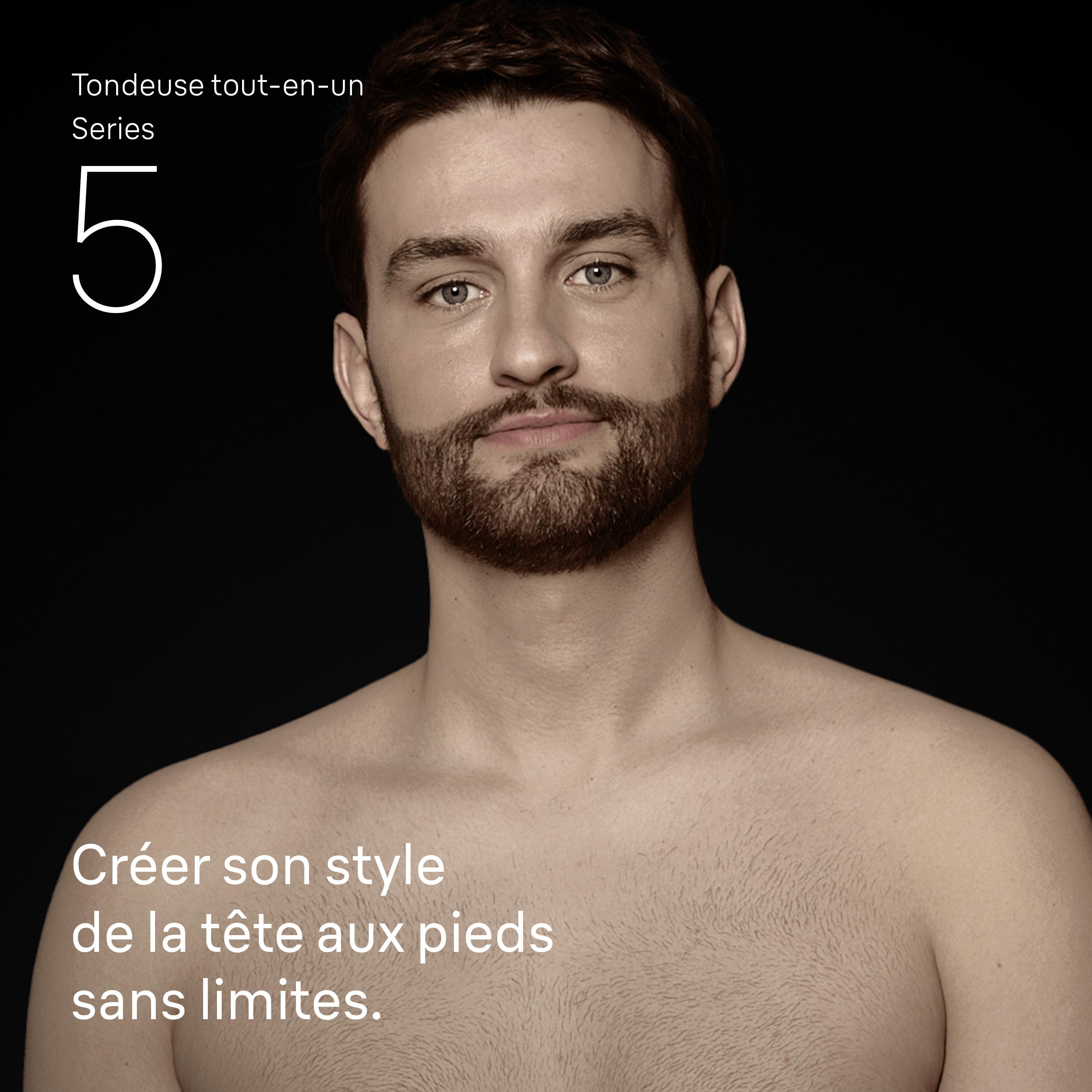 Voir la diapositive 2 : BRAUN Tondeuse multi MGK5540 - Noir