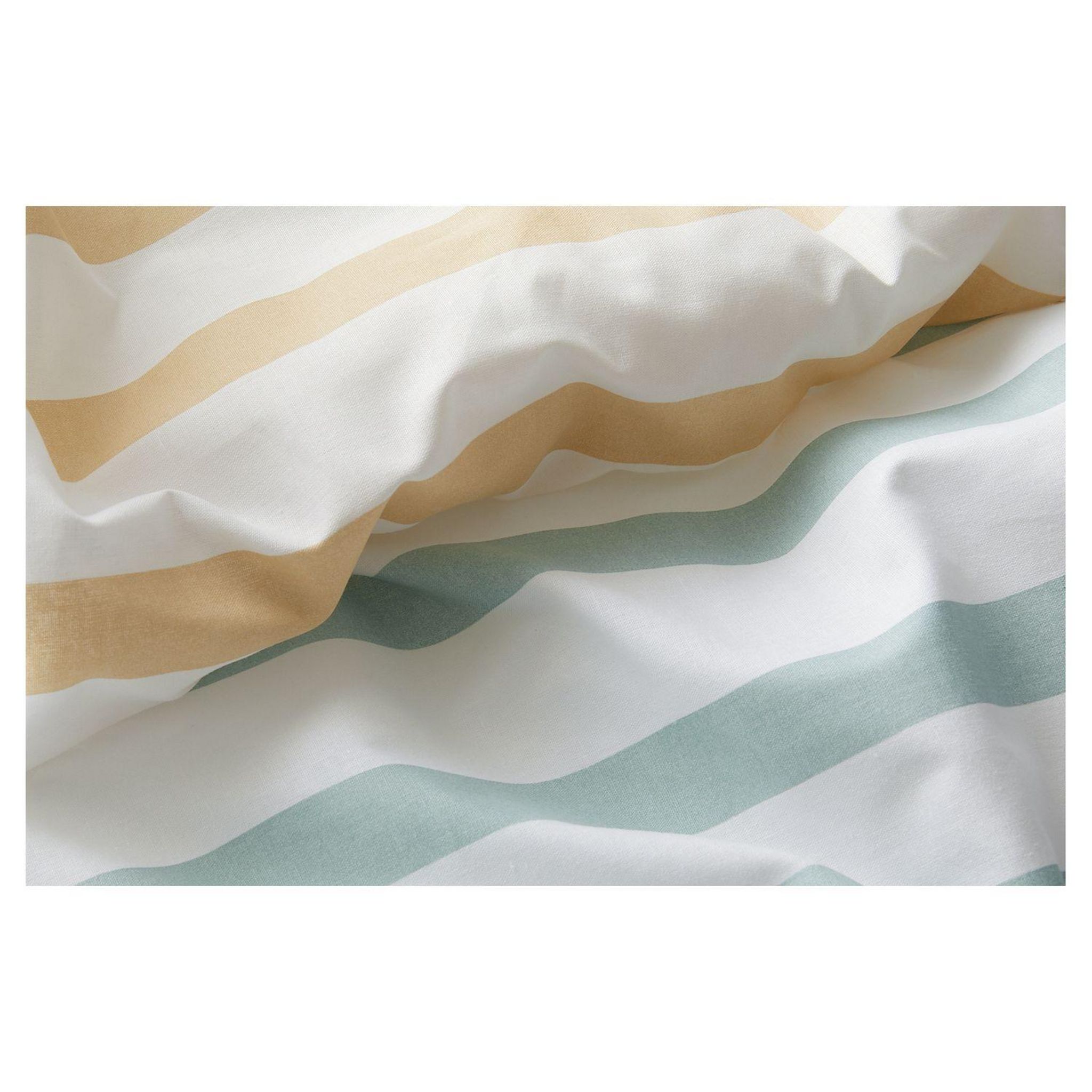 Voir la diapositive 2 : ACTUEL Parure housse de couette en polycoton recyclé MARINE