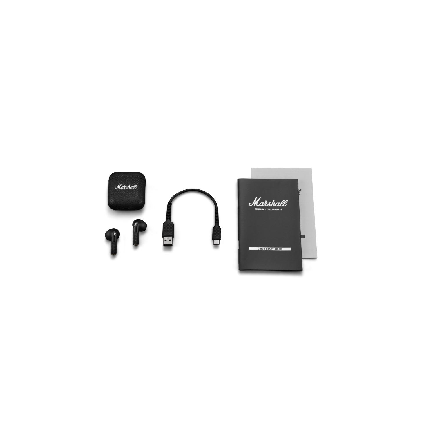 Voir la diapositive 8 : MARSHALL Écouteurs Minor IV - Noir