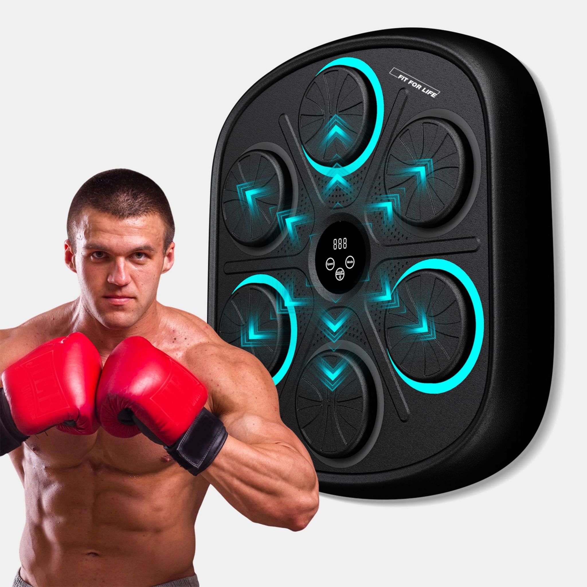 Voir la diapositive 3 : FIT FOR LIFE Machine de boxe électrique murale AIR_BOXING I - Noir