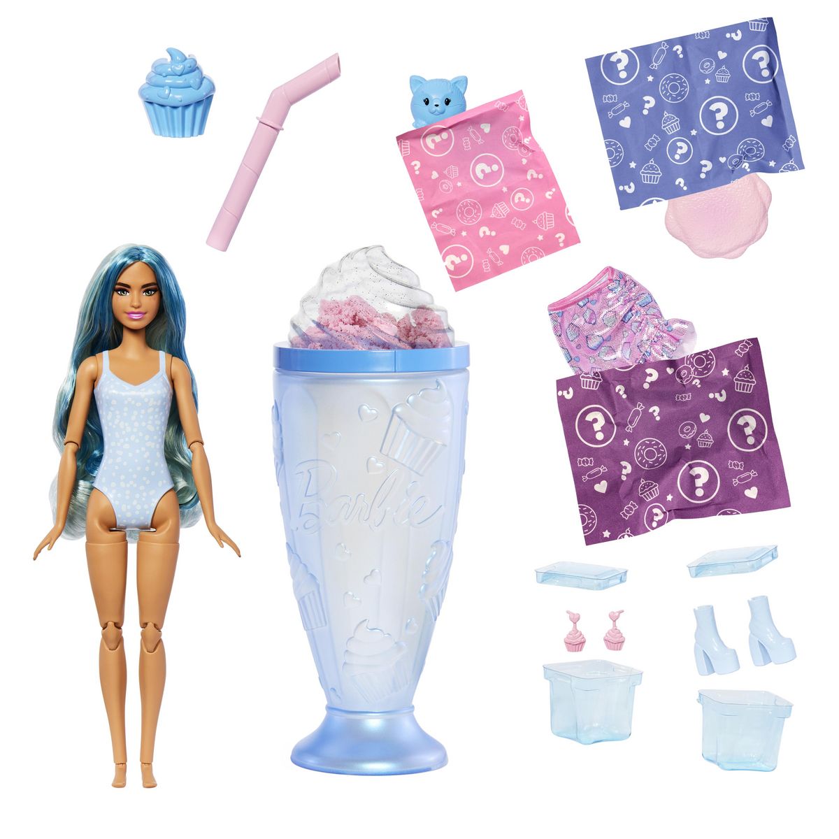 BARBIE Poupée Barbie Pop Reveal Gourmandise Bleu