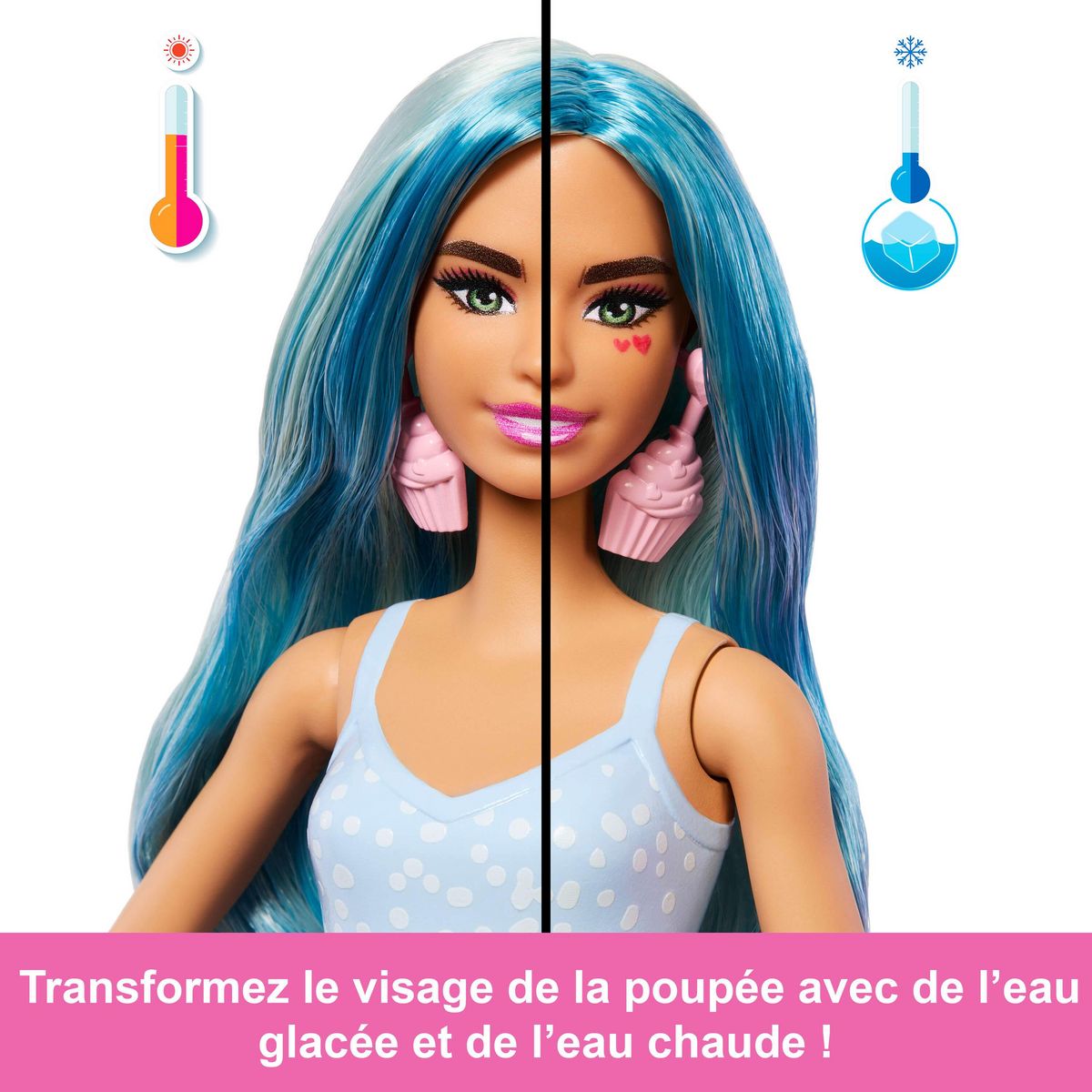 BARBIE Poupée Barbie Pop Reveal Gourmandise Bleu