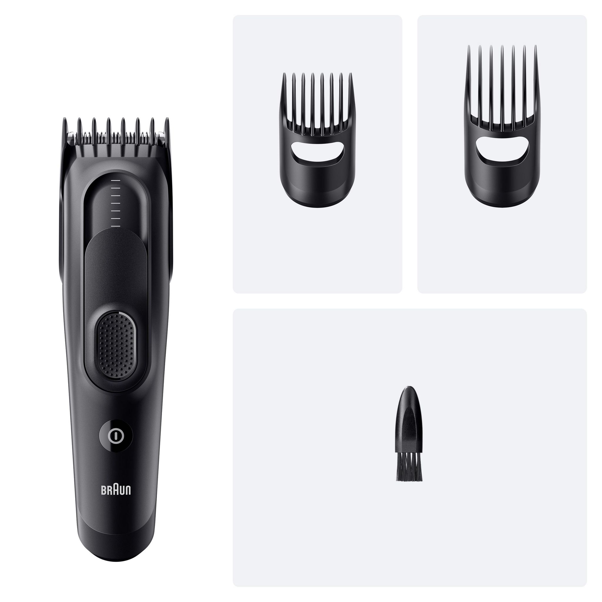 Voir la diapositive 7 : BRAUN Tondeuse Cheveux HC5530 - Noir