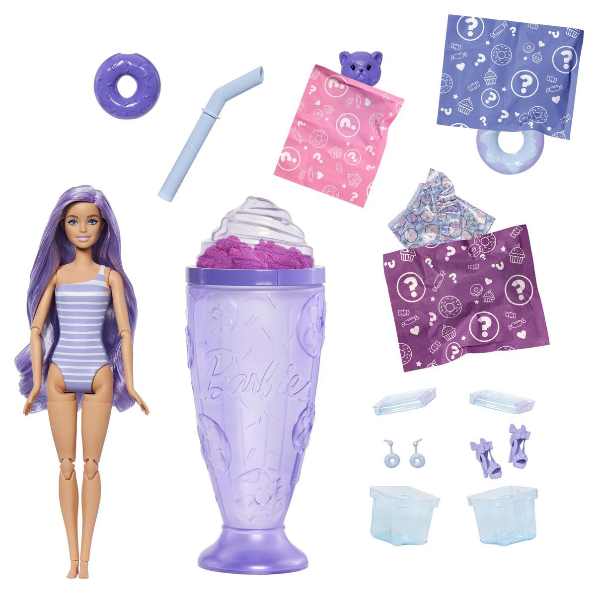 BARBIE Poupée Barbie Pop Reveal Gourmandise Mauve