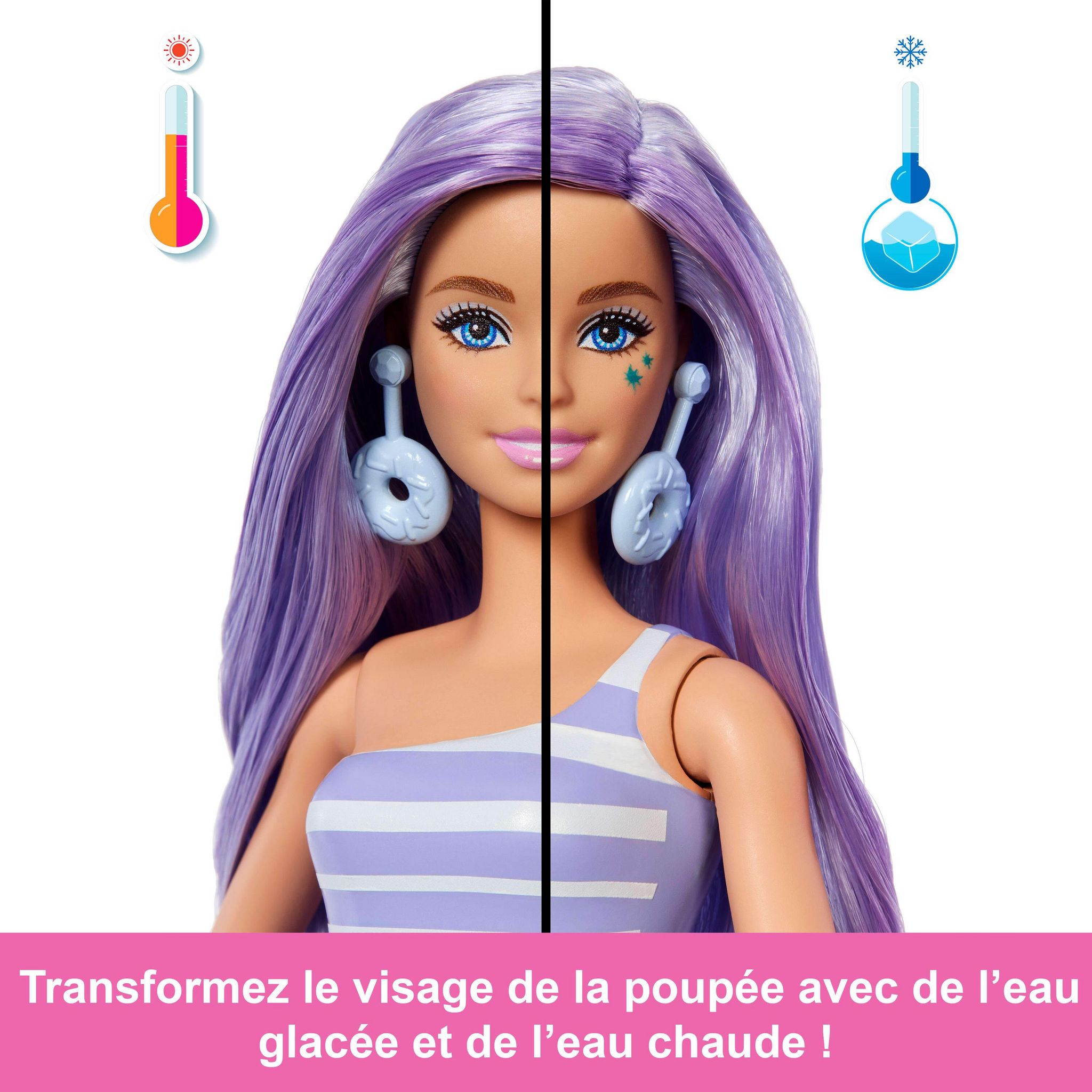 Voir la diapositive 9 : BARBIE Poupée Barbie Pop Reveal Gourmandise Mauve