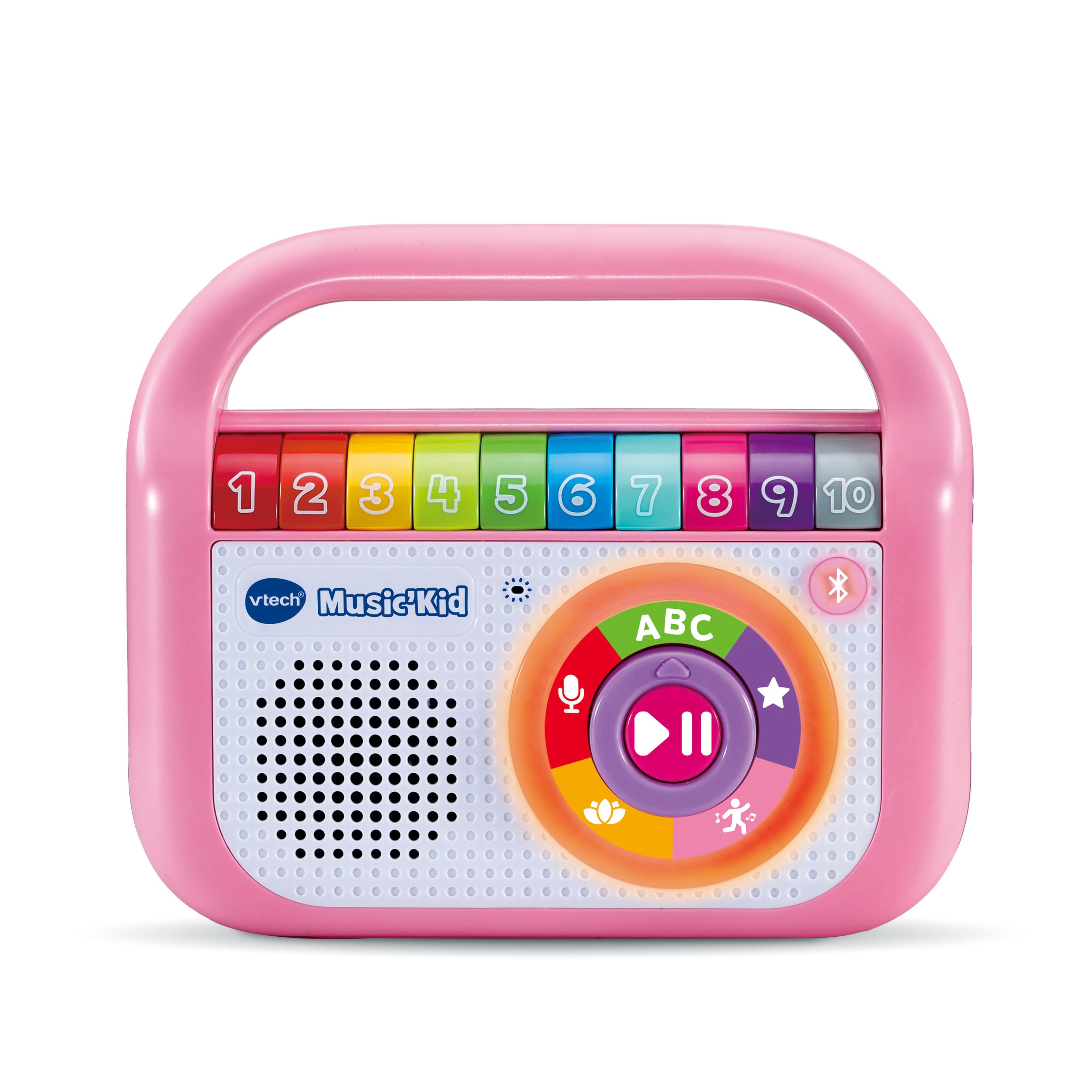 Voir la diapositive 2 : VTECH Music'Kid Baladeur musical - Rose