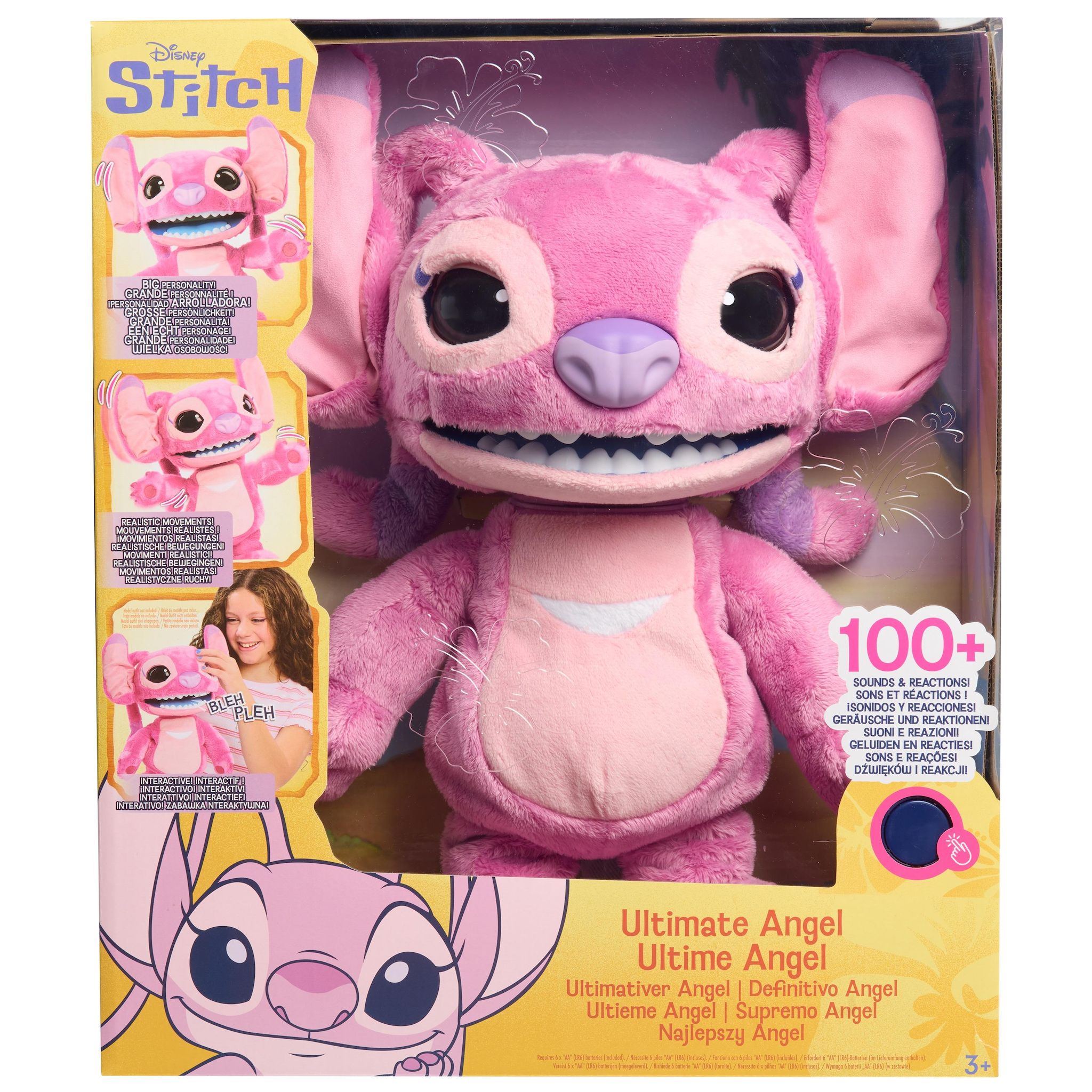 Voir la diapositive 3 : DISNEY Peluche Ultimate Angel Live Action