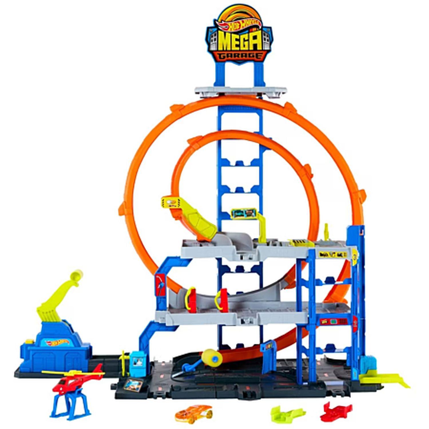 Voir la diapositive 2 : MATTEL Kit de jeu Hot Wheels City Mega Parking