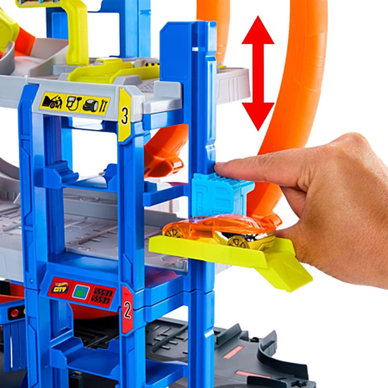 Voir la diapositive 3 : MATTEL Kit de jeu Hot Wheels City Mega Parking