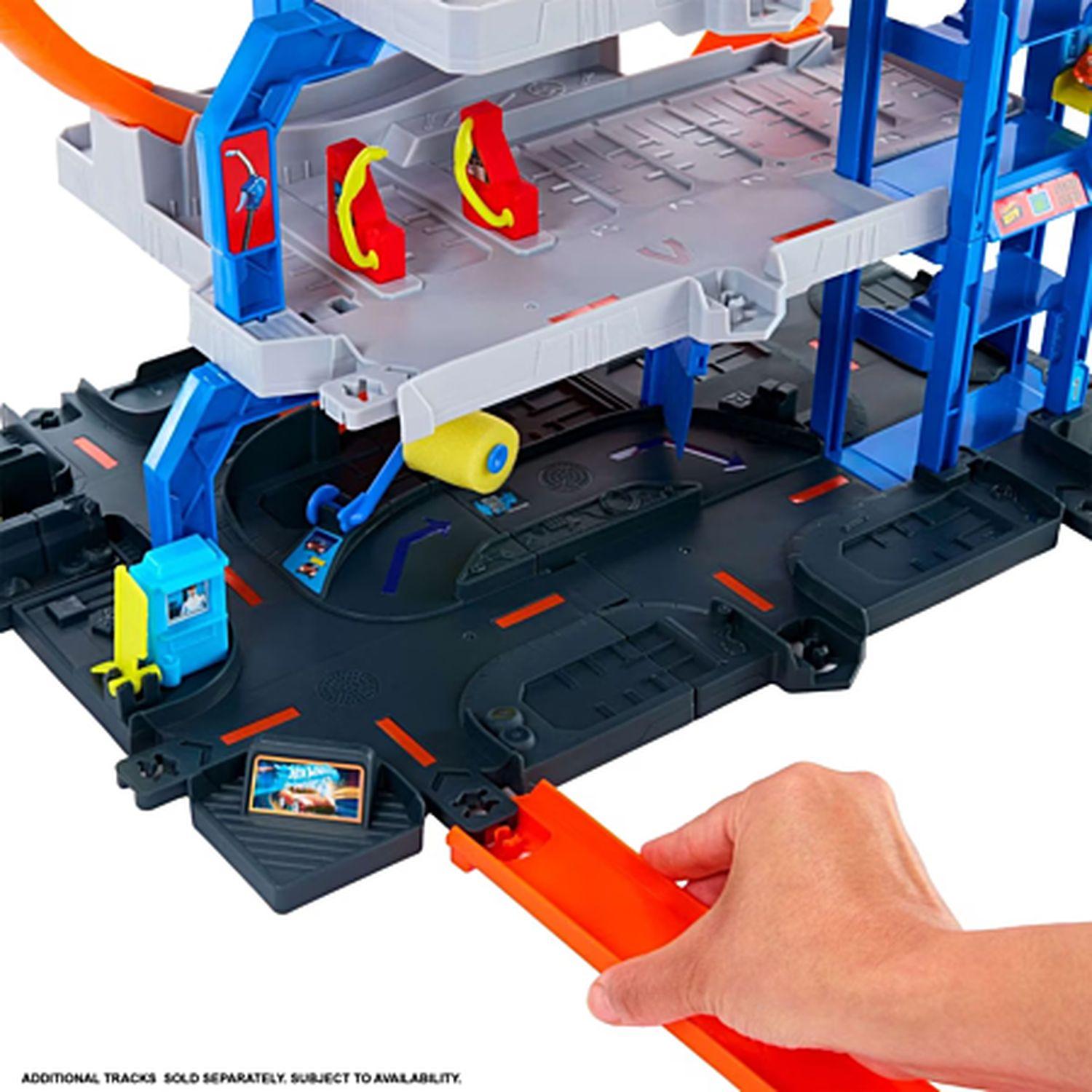 Voir la diapositive 4 : MATTEL Kit de jeu Hot Wheels City Mega Parking