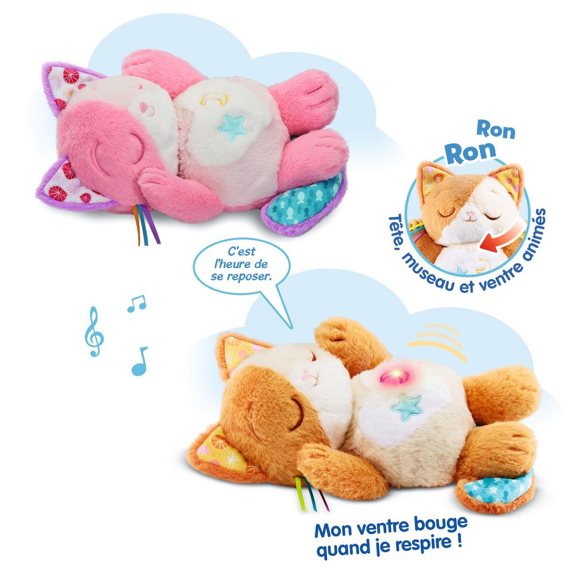 VTECH Mon Chaton Douce Nuit - Rose