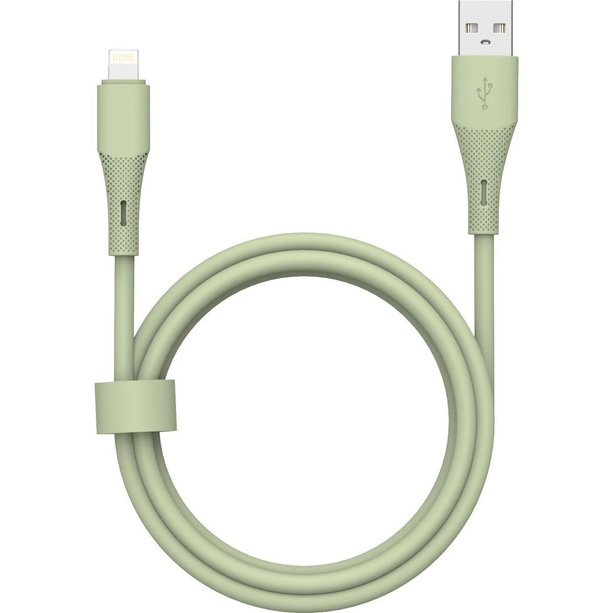QILIVE Câble de charge USB A / Lightning - Vert