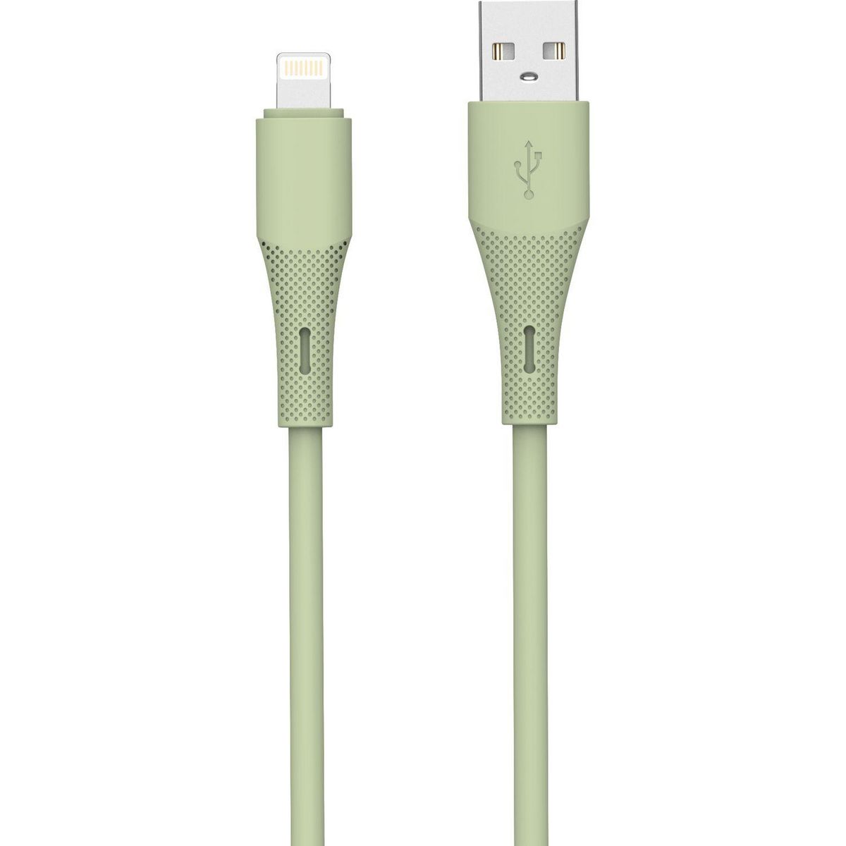 QILIVE Câble de charge USB A / Lightning - Vert