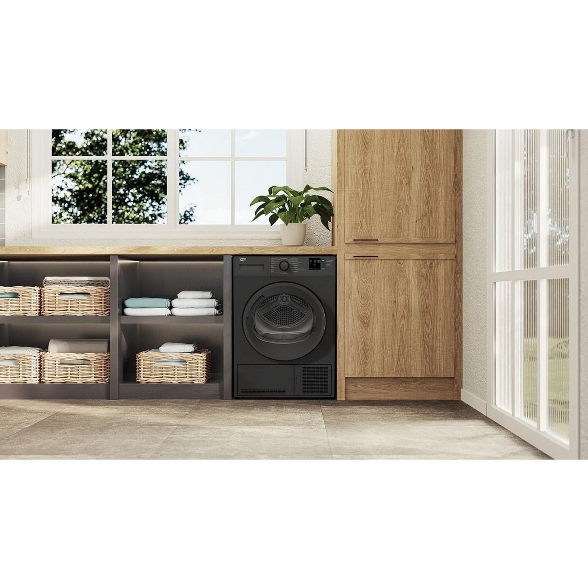 Voir la diapositive 4 : BEKO Sèche linge hublot à condensation DCB912A, 9 kg, B