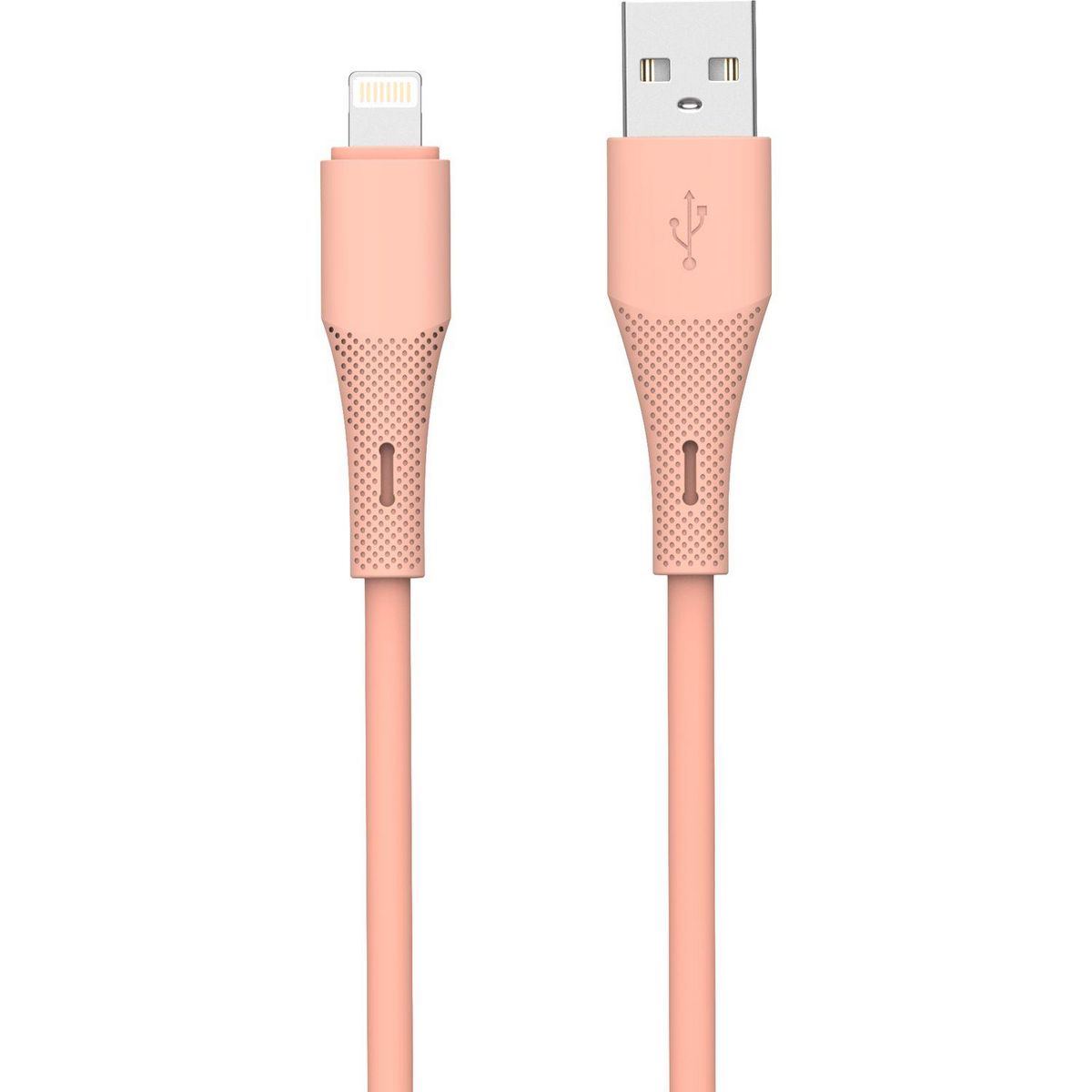 QILIVE Câble de charge USB A / Lightning - Rose