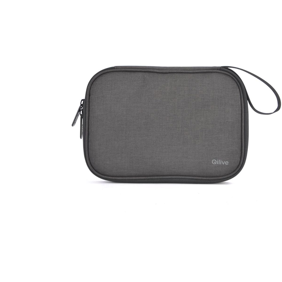 QILIVE Pochette pour câble de charge et chargeur - Gris