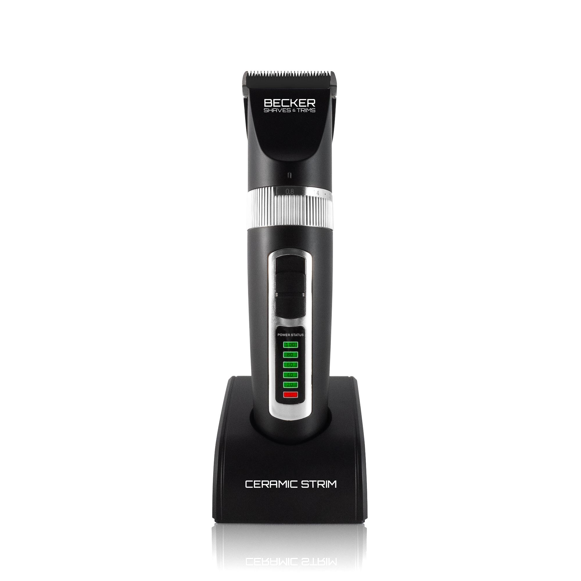 Voir la diapositive 2 : BECKER'S Tondeuse cheveux et barbe CERAMICSTRIM - Noir