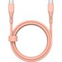 Voir la diapositive 1 : QILIVE Câble de charge USB A / USB C - Rose
