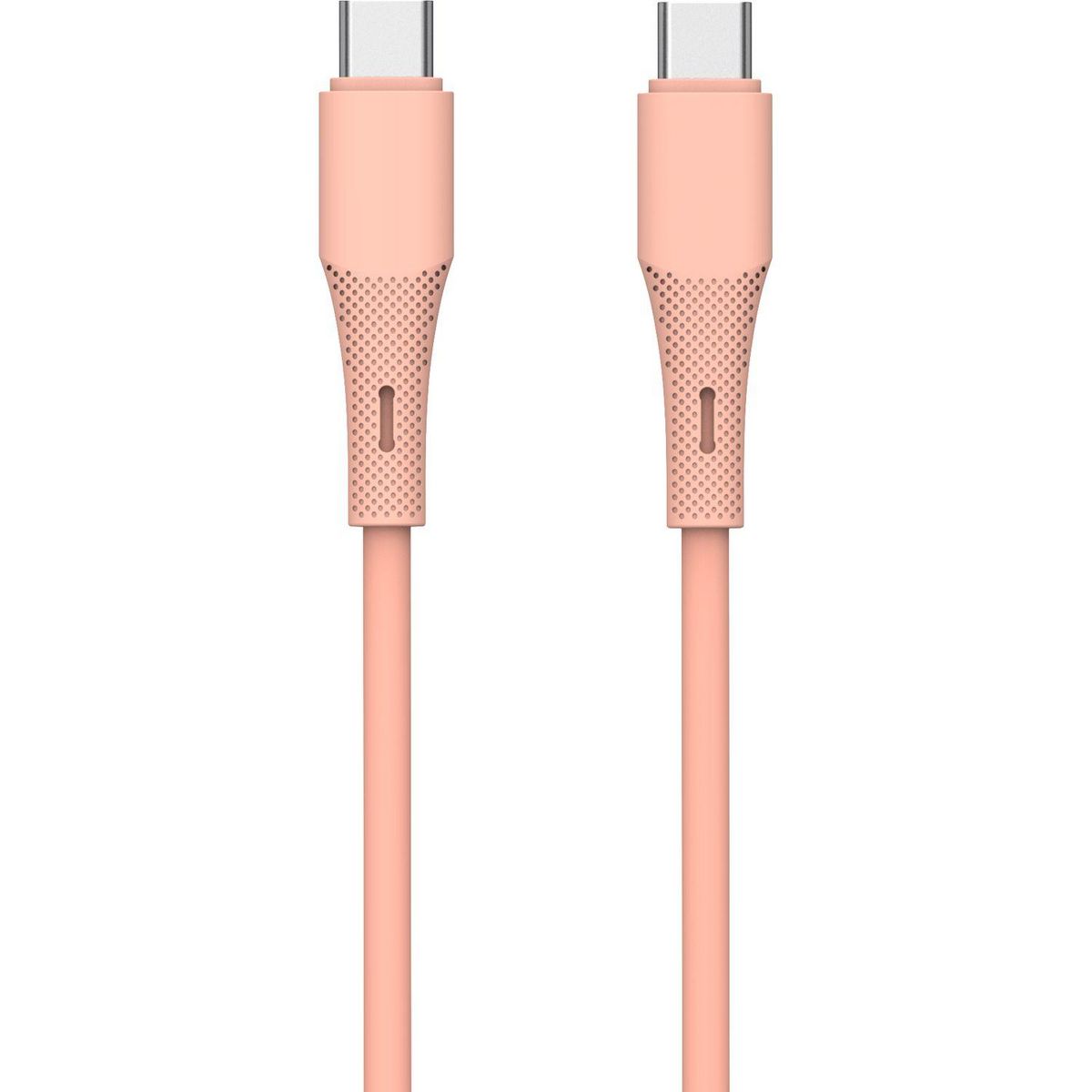 QILIVE Câble de charge USB A / USB C - Rose