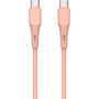 Voir la diapositive 2 : QILIVE Câble de charge USB A / USB C - Rose