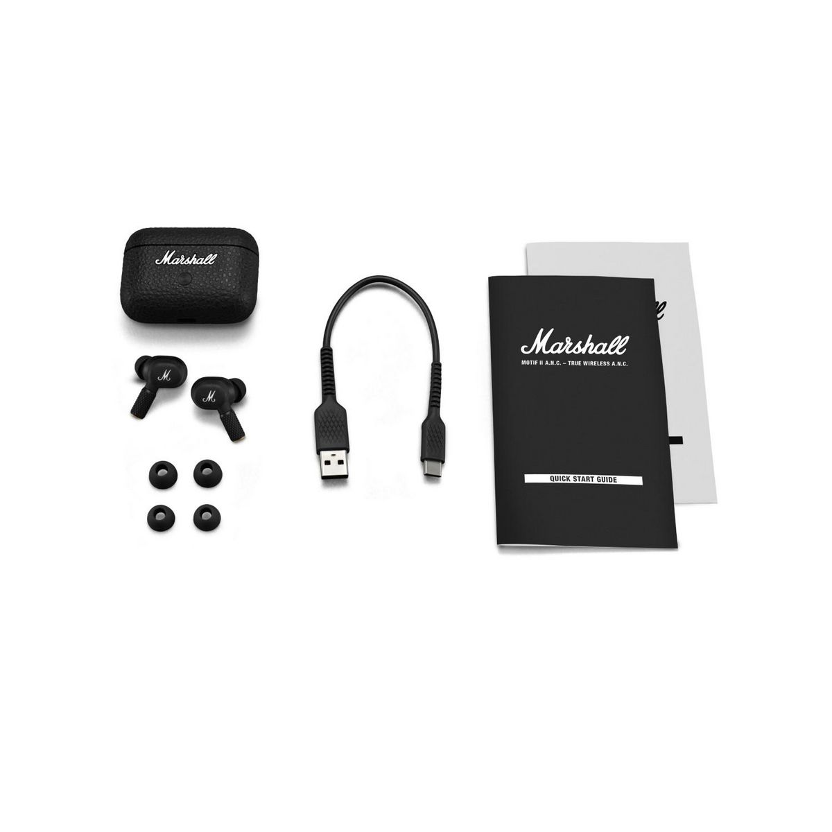 MARSHALL Écouteurs Motif II TWS - Noir