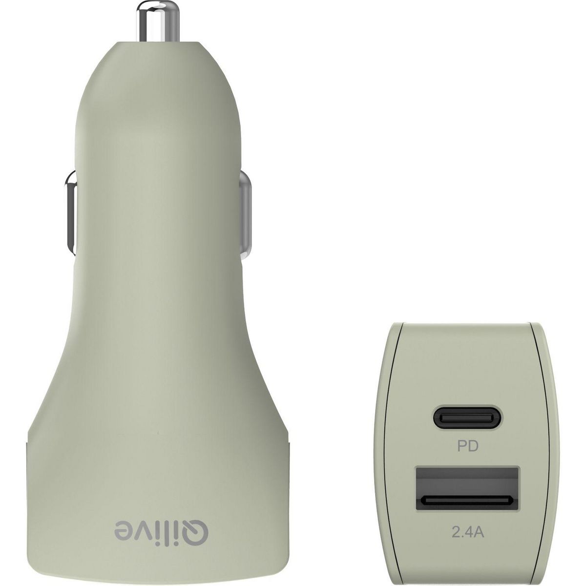 QILIVE Chargeur USB C / USB A 32W - Vert