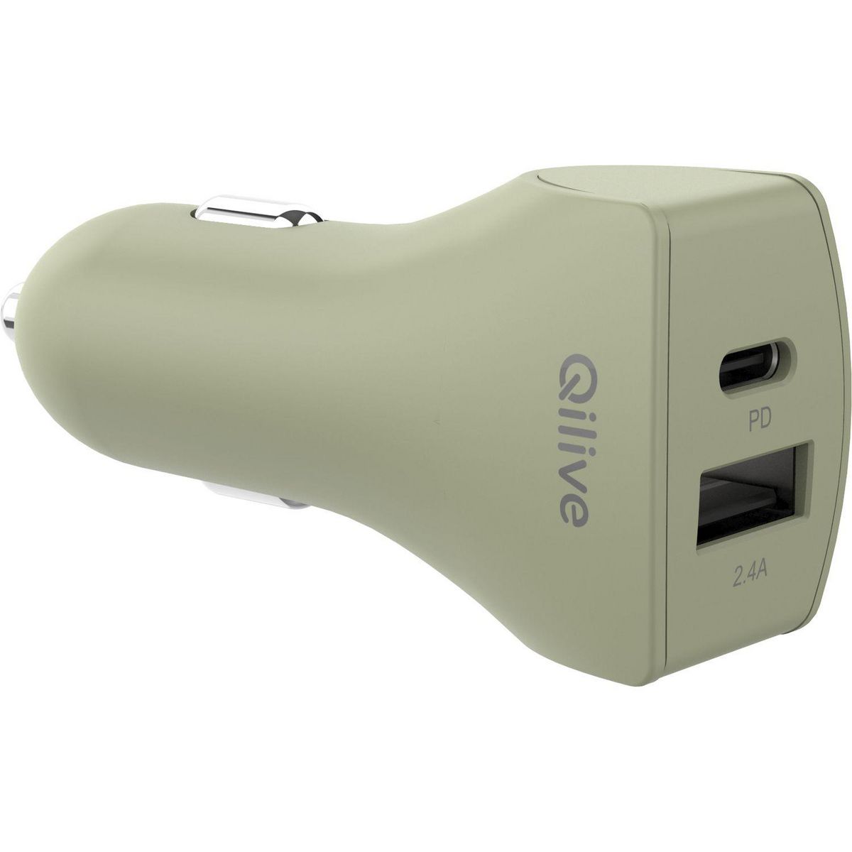 QILIVE Chargeur USB C / USB A 32W - Vert