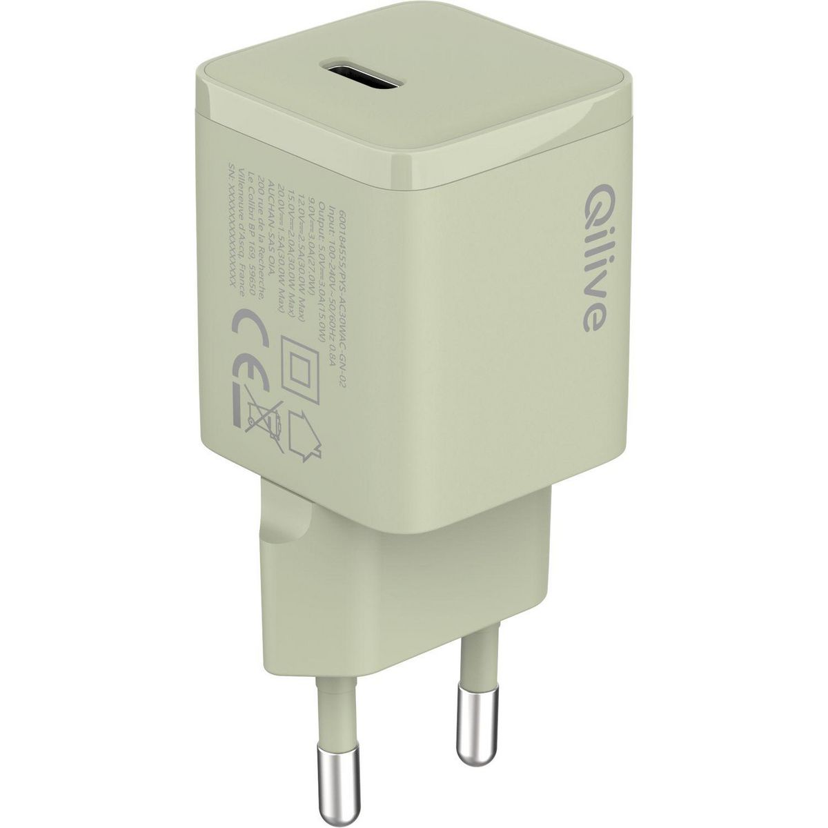 Chargeur de Voyage Universel - AKASHI - Prises EU / US / UK / AUS - 32W