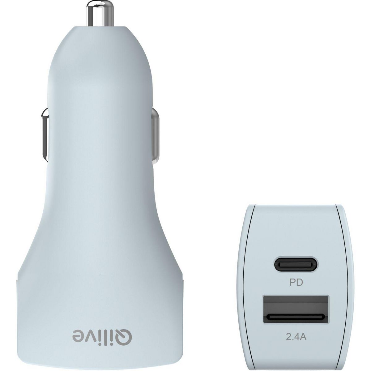 QILIVE Chargeur USB C / USB A 32W - Bleu