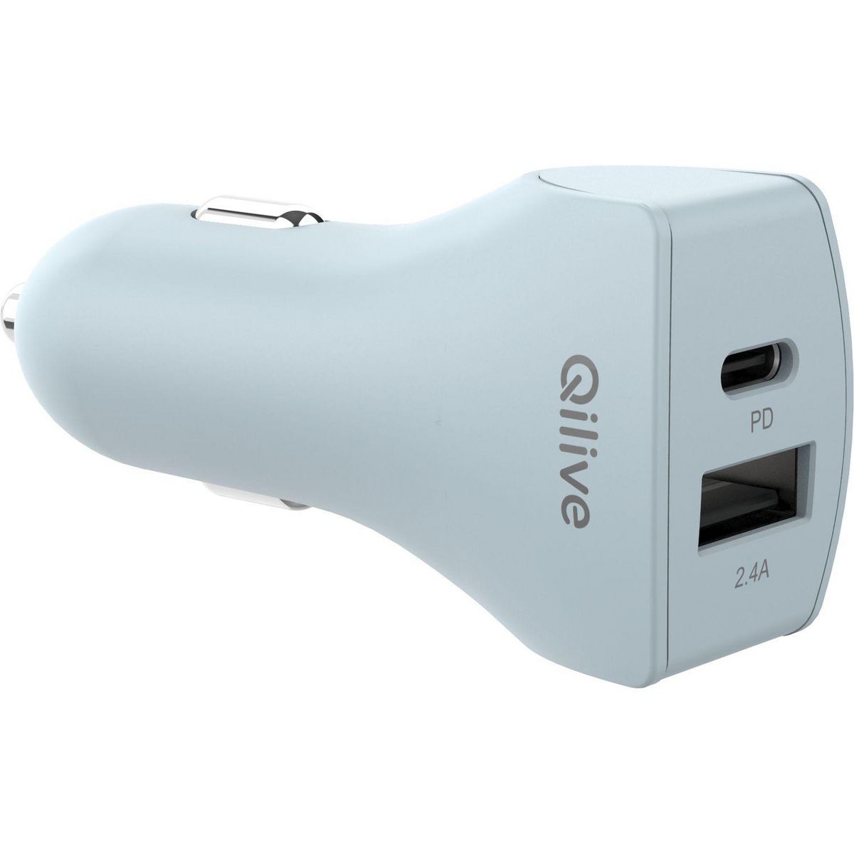 QILIVE Chargeur USB C / USB A 32W - Bleu
