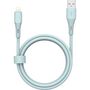 Voir la diapositive 1 : QILIVE Câble de charge USB A / Lightning - Bleu