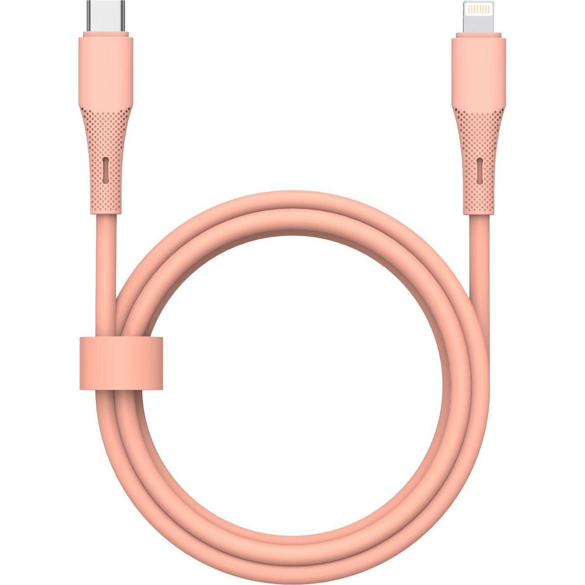 QILIVE Câble de charge USB C / Lightning - Rose