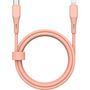 Voir la diapositive 1 : QILIVE Câble de charge USB C / Lightning - Rose