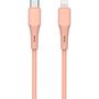 Voir la diapositive 2 : QILIVE Câble de charge USB C / Lightning - Rose
