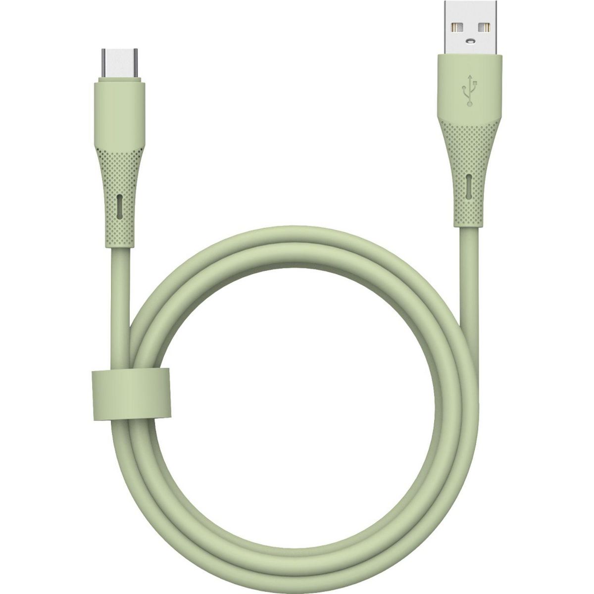 QILIVE Câble de charge USB A / USB C - Vert