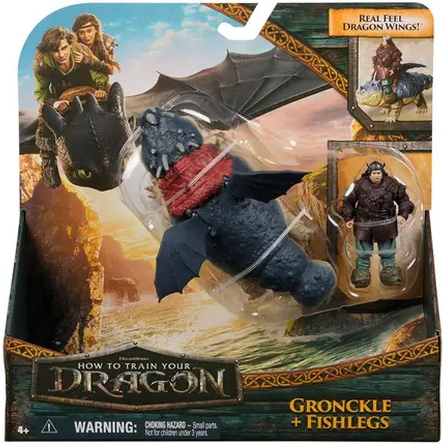 Voir la diapositive 2 : SPIN MASTER Pack Dragon et Viking 25 cm