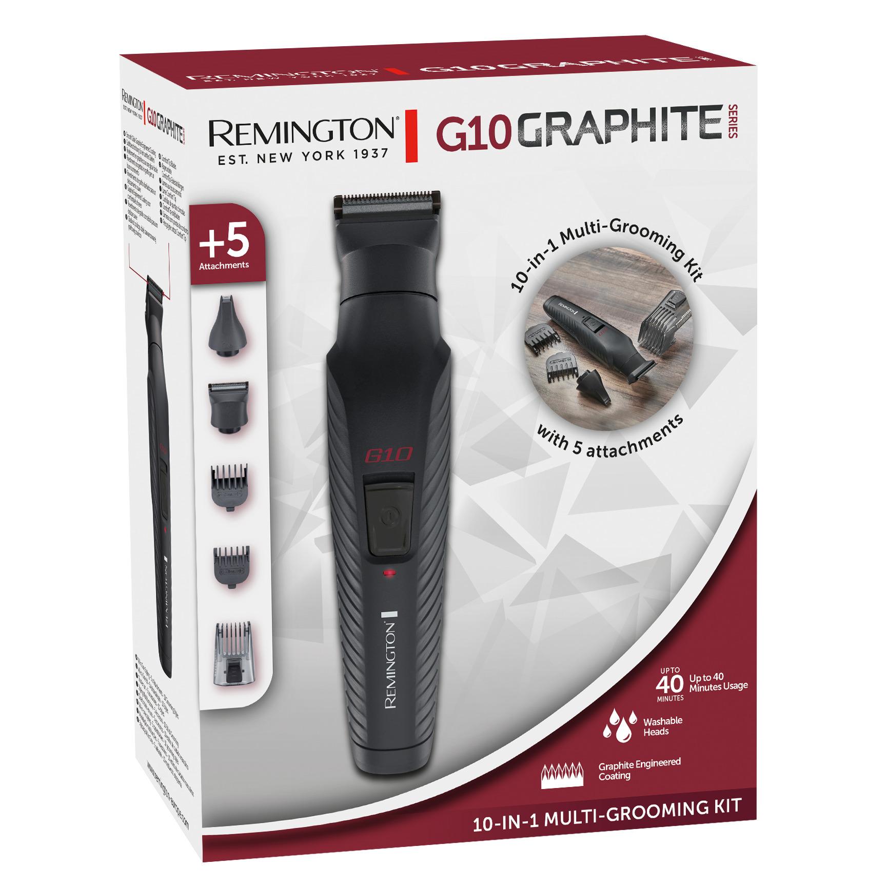 Voir la diapositive 2 : REMINGTON Kit tondeuse multifonction PG2100 - Gris