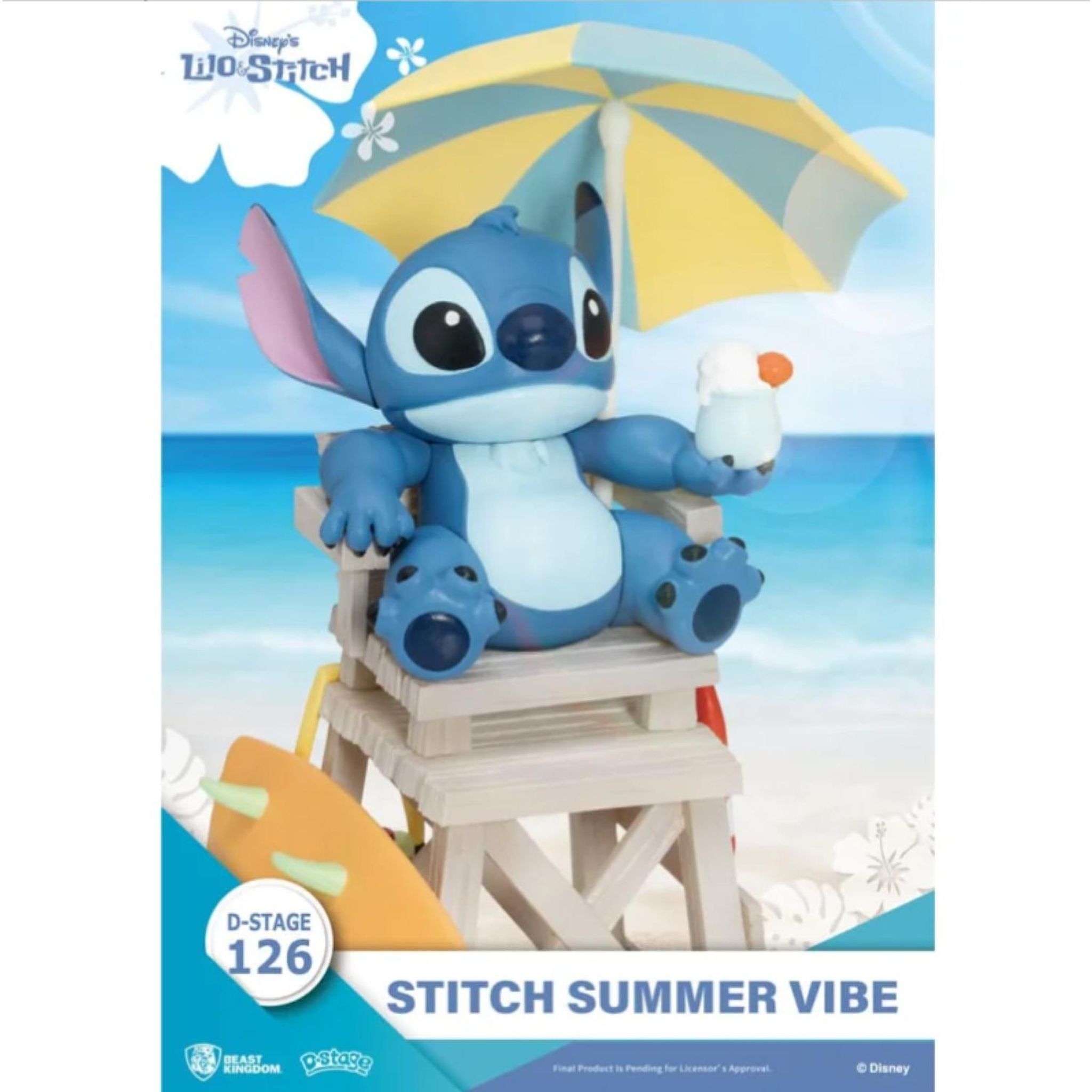 Voir la diapositive 1 : Figurine D-Stage Stitch Été Lilo & Stitch Disney