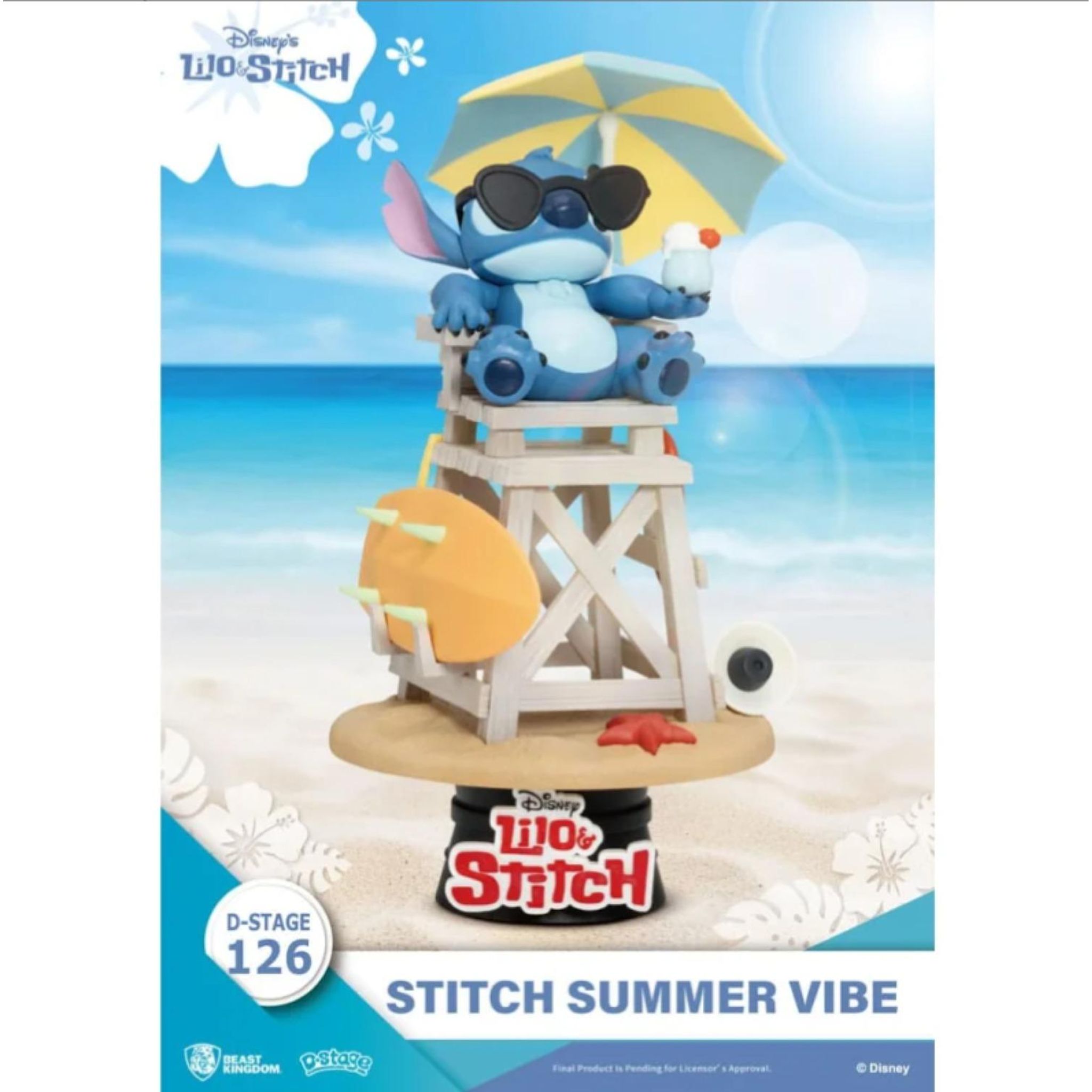 Voir la diapositive 3 : Figurine D-Stage Stitch Été Lilo & Stitch Disney