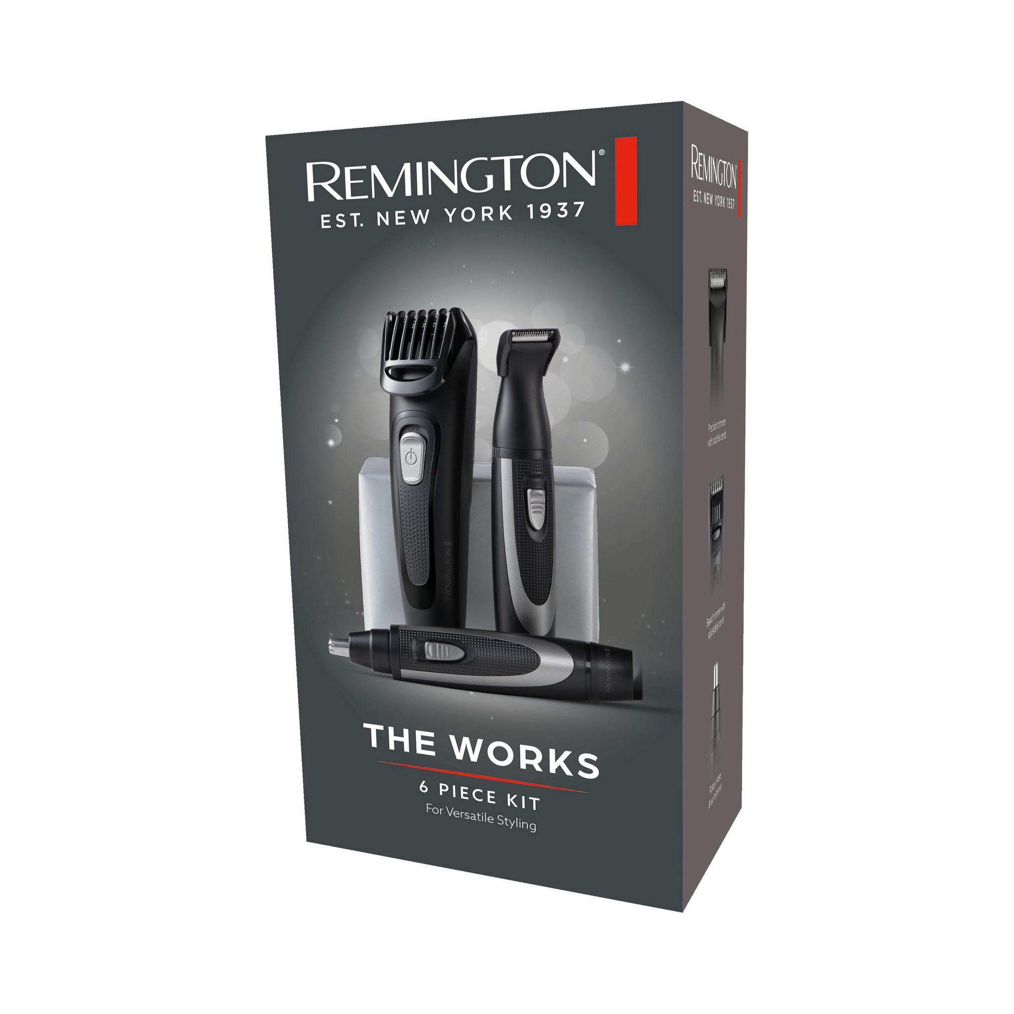 Voir la diapositive 2 : REMINGTON Tondeuse barbe MB905 - Noir