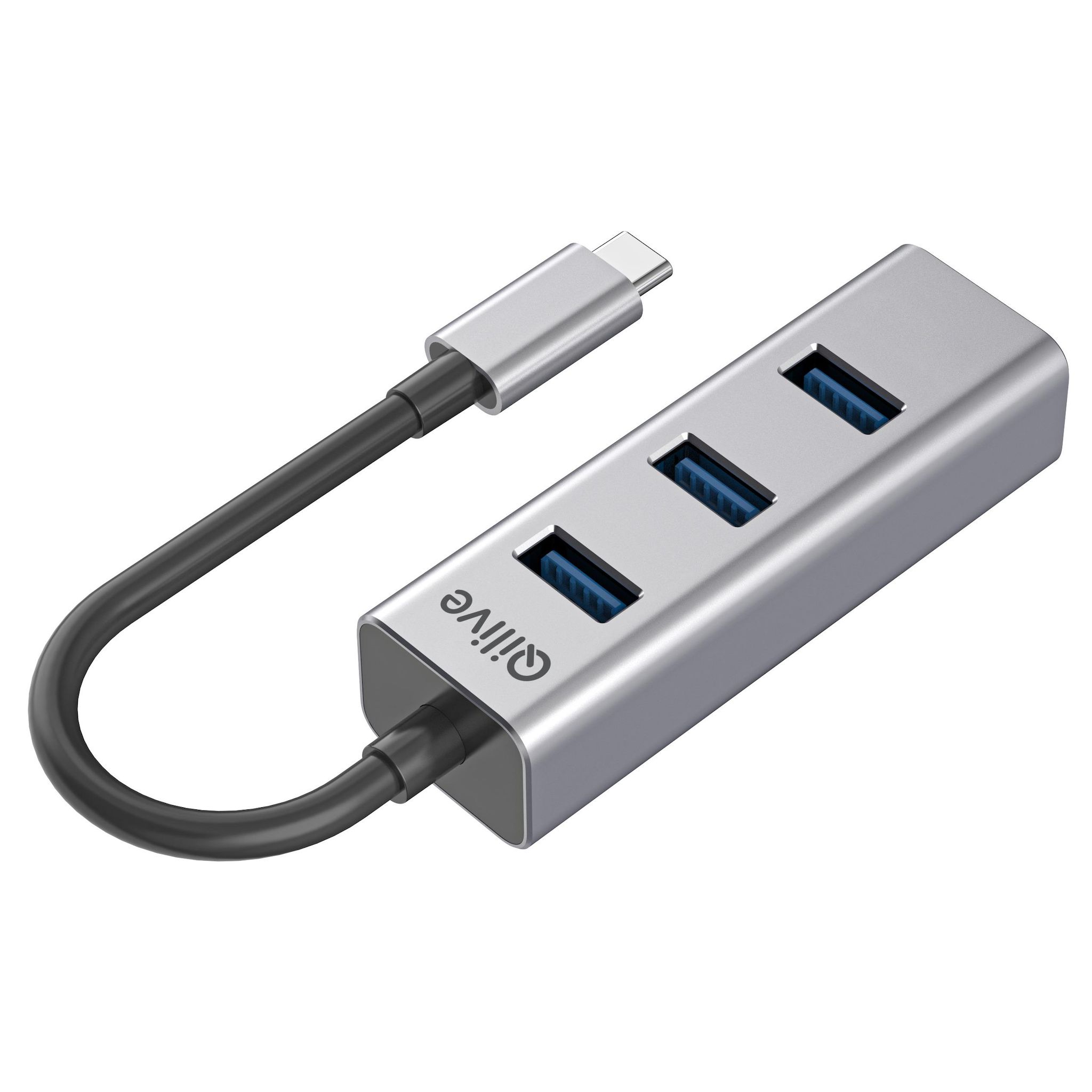 QILIVE Hub 4 ports USB C/USB