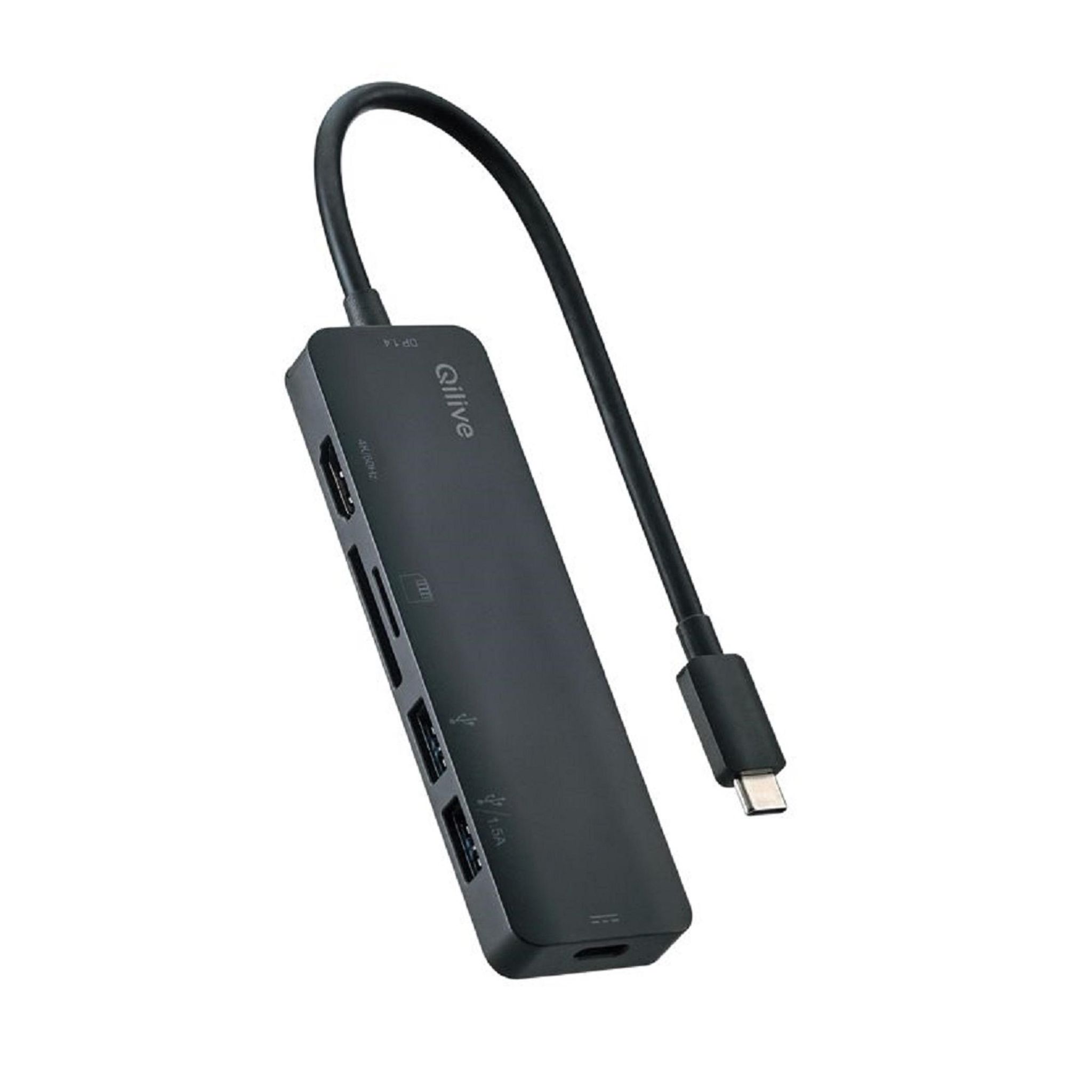 QILIVE HUB 2 ports USB HDMI MSD