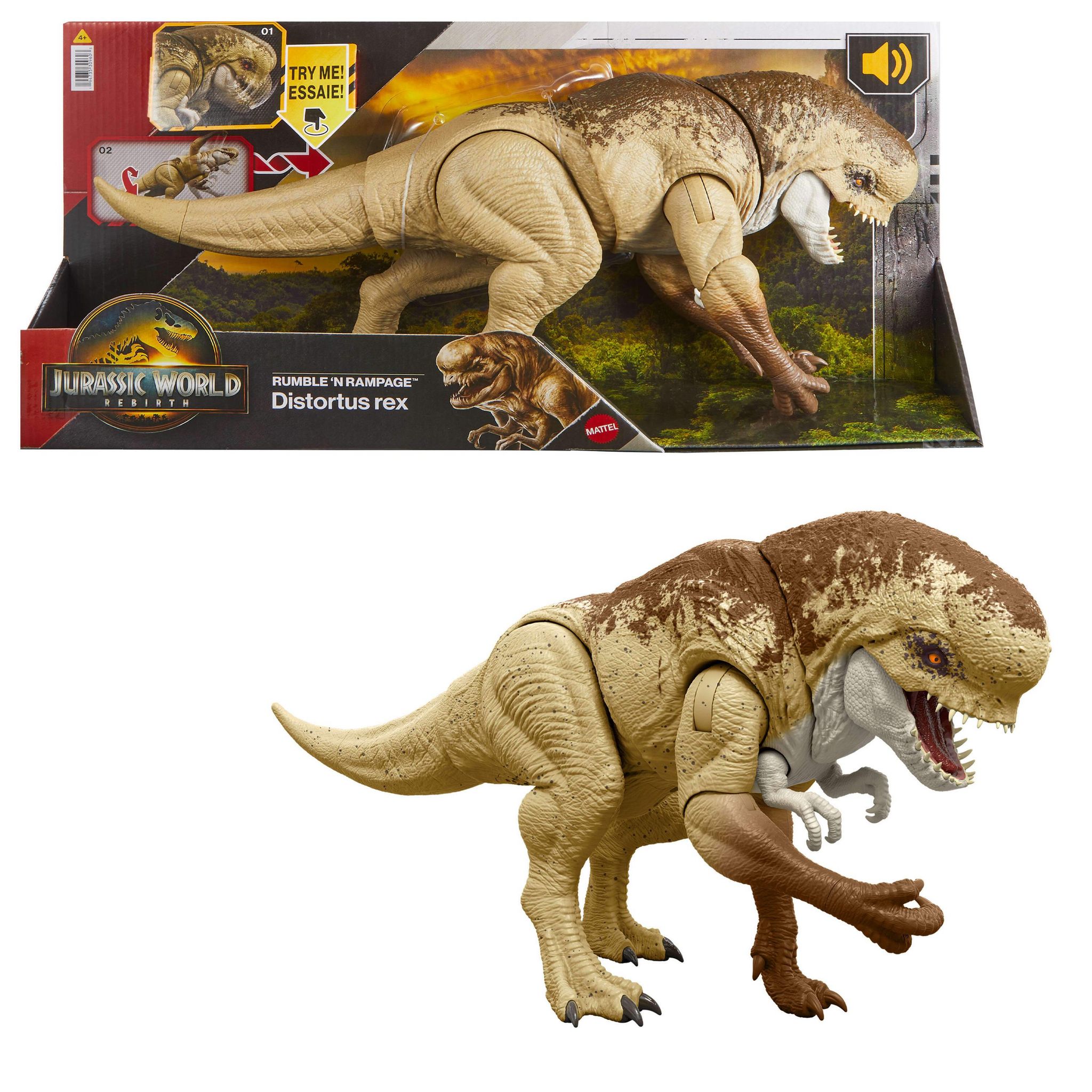 Voir la diapositive 2 : MATTEL Figurine Distorstus Rex