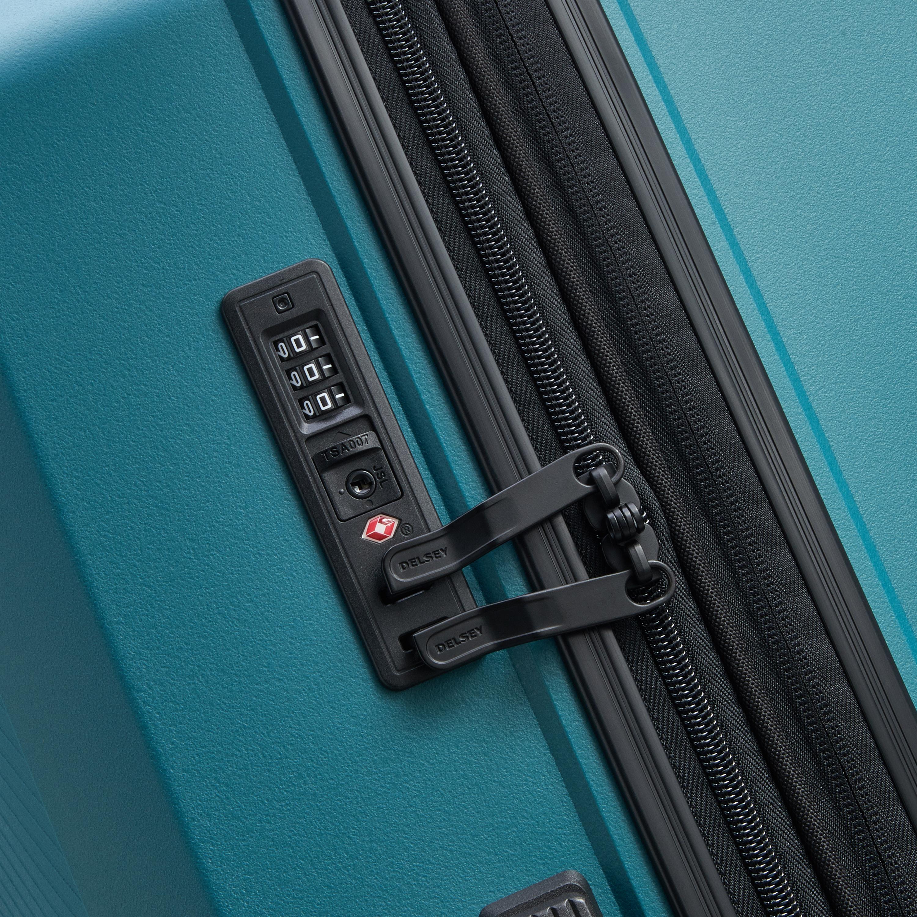 Voir la diapositive 7 : DELSEY Valise rigide Delsey Anvers 55cm Bleu