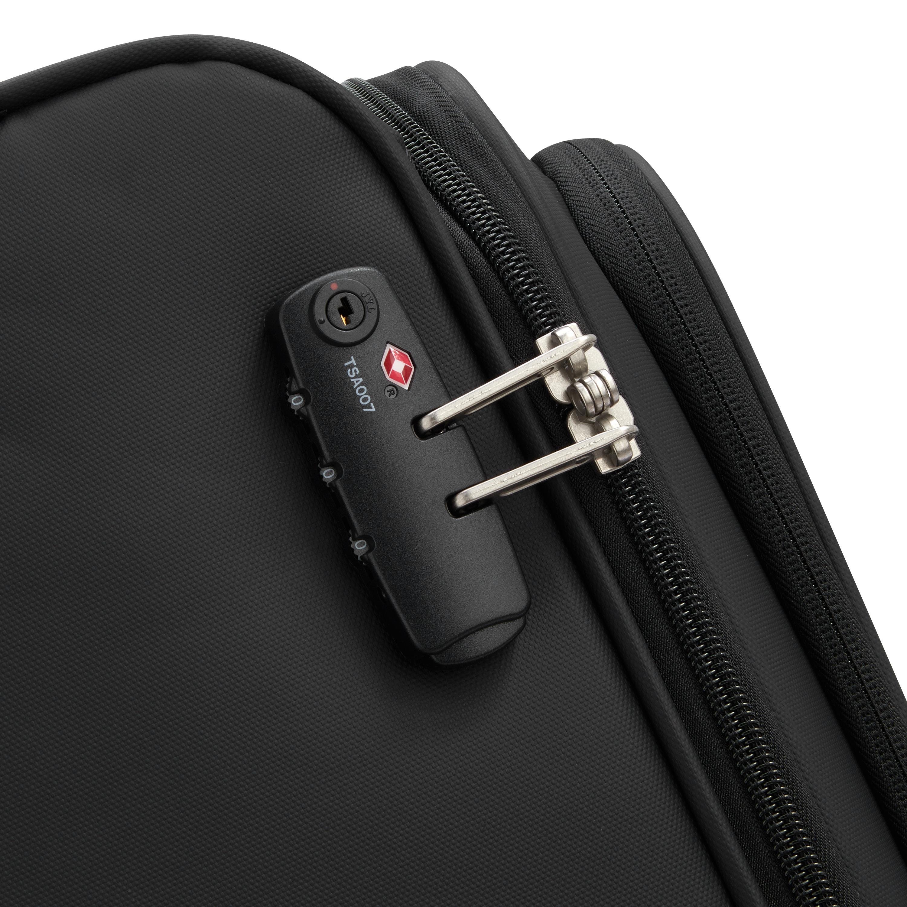 Voir la diapositive 4 : DELSEY Valise souple Delsey Dita 56cm Noir