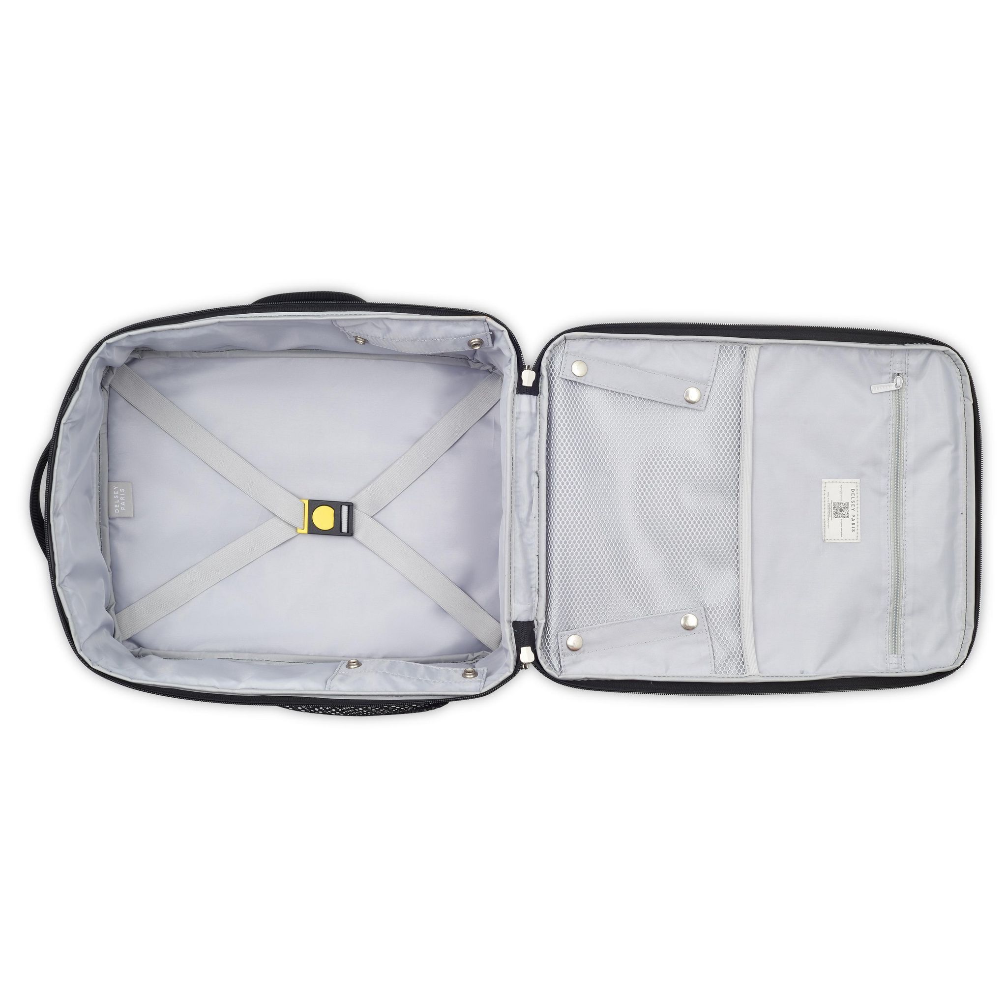 Voir la diapositive 3 : DELSEY Sac cabine Underseat Delsey Dita 41 cm vert